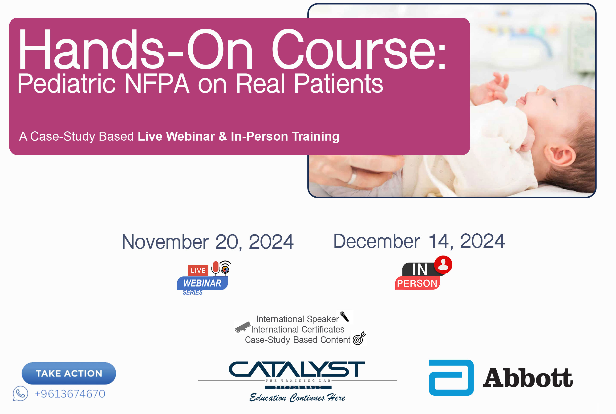 Hands-On Course: Pediatric NFPA on Real Patients