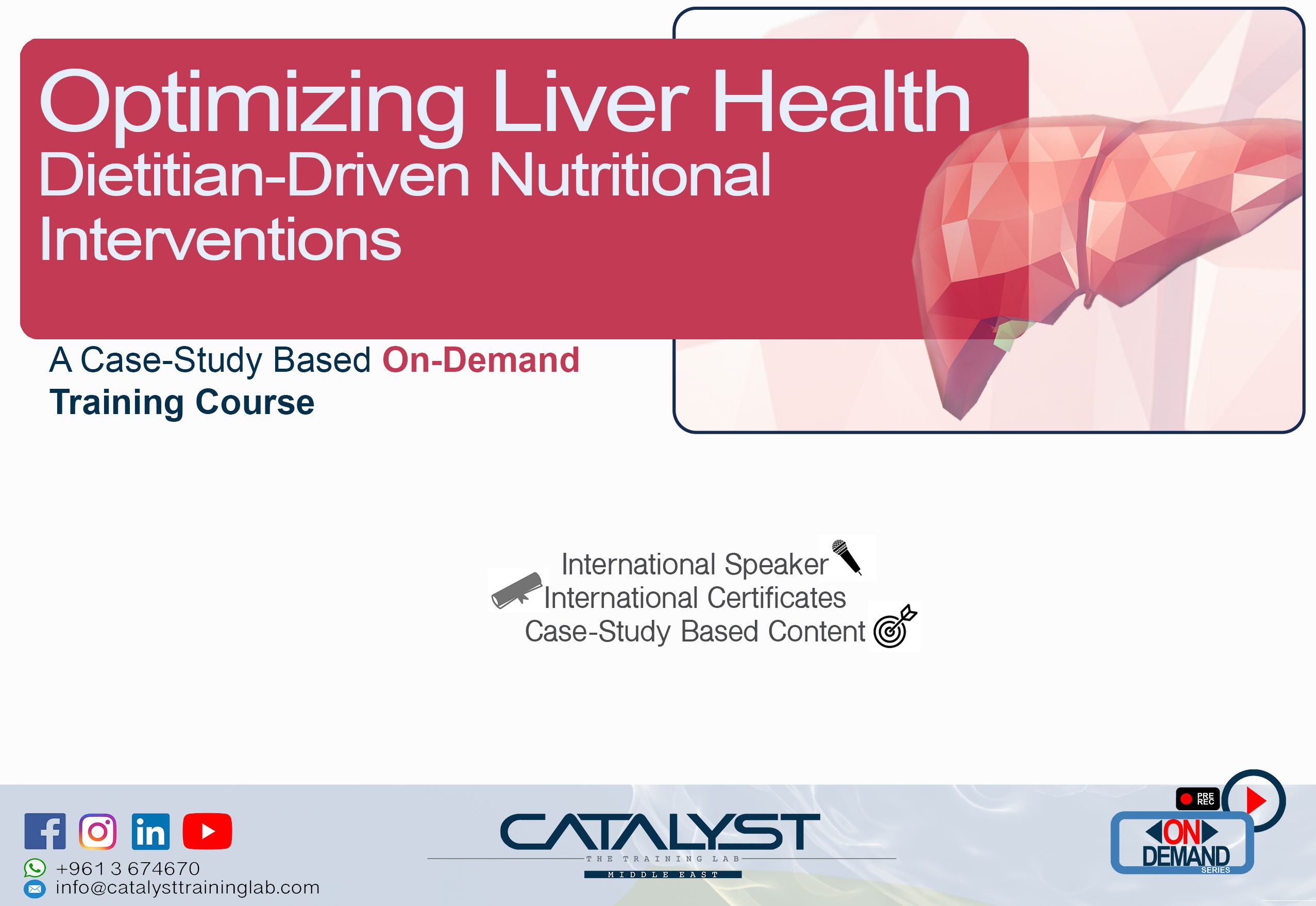 Optimizing Liver Health - Dietitian-Driven Interventions