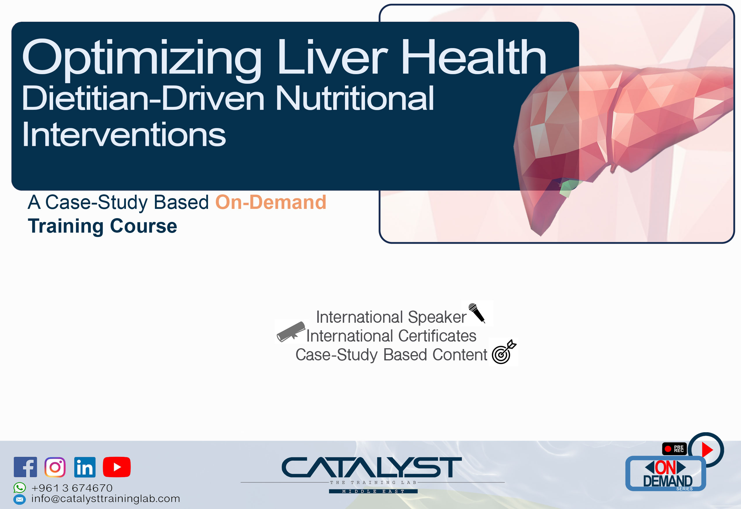 Optimizing Liver Health - Dietitian-Driven Interventions