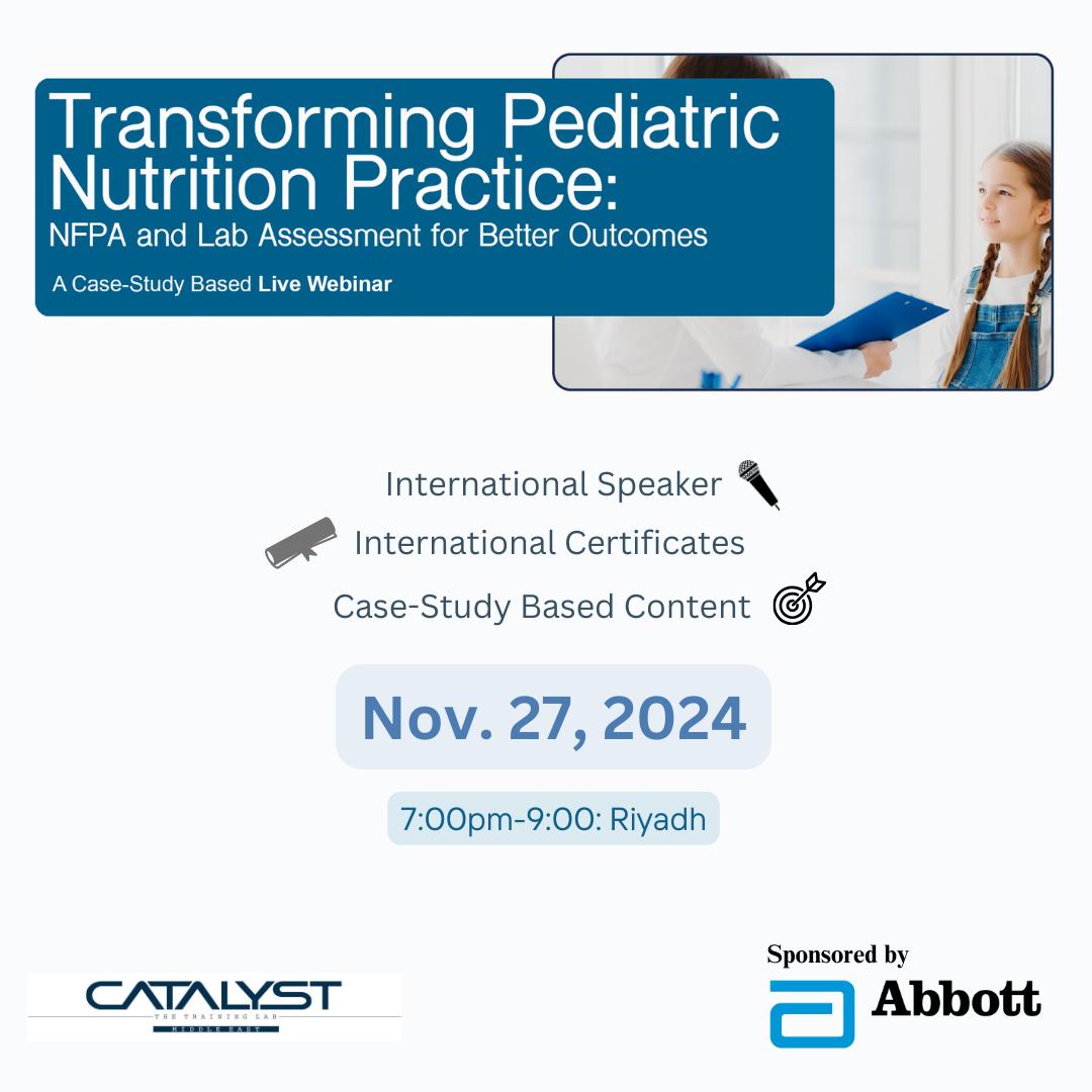 Transforming Pediatric Nutrition Practice